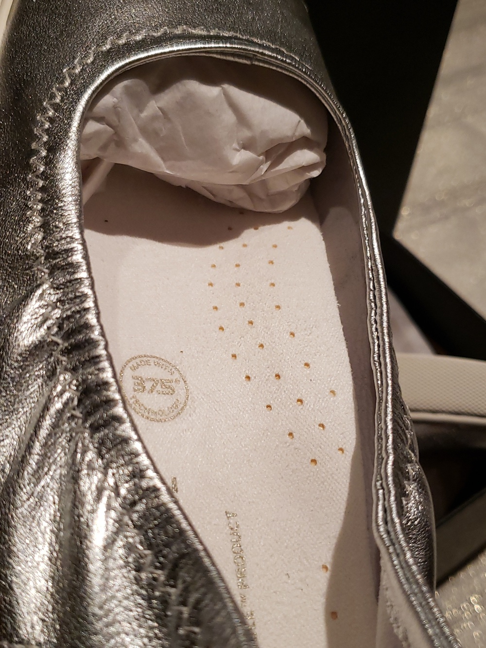 Kenneth Cole New Flats Women's 8.5 Ballet Orthotic Wedge Sneaker NIB Leather - Picture 13 of 16